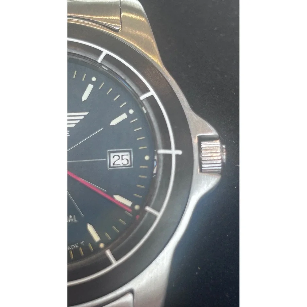 Swiss Air Force Professional Watch Black Dial Stainless Steel GBP OA 239 9 G 250